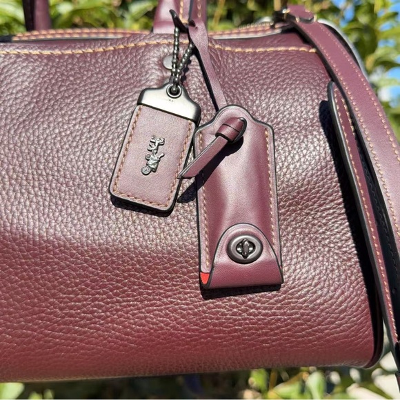 EUC COACH Rogue Satchel In Glovetanned Pebble Leather 58023 - Picture 3 of 13